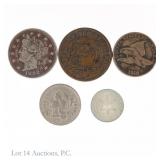 1851 - 1892 USA Various Type Coins