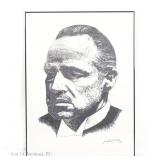Joseph Burlini The Godfather Marker Drawing