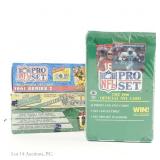 Factory Sealed Boxes of Football Cards (4)