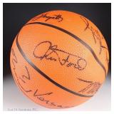 c1997 Milwaukee Bucks Signed Basketball AS IS
