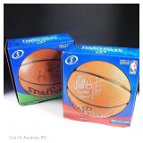 Ho. Grant & B. Wennington Signed Basketballs