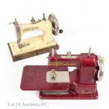 Vulcan & Eldredgette Miniature Sewing Machines
