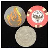 Dass Bettinardi Ball Marker & Two Casino Tokens