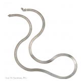 Sterling Silver Serpentine Italy Necklace *