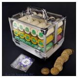 Arlington Racecourse Casino Poker Chips Full Set
