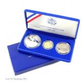 1986-S US Gold & Silv Prf Liberty Com. 3-Coin Set