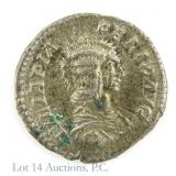 (211-217 CE) Roman Empr. Domna Silver Denarius XF