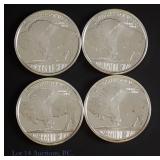 2014 Buffalo 1 ozt Silver Rounds (4)