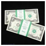 2017-A $2 Fed Reserve Notes CU Consec. S/Ns (200)