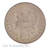 1887 (P) US Silver Morgan Dollar