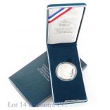 1990-P US Silver Proof IKE Comm. $1 in OGP w/ COA