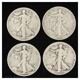 1935 - 1939 90%-Silver W/L 50c (ASW 1.4 Ozt), 4