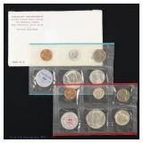 1964 P,D US 90%-Silver Unc. 10-Coin Mint Set