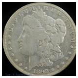 1892-S US Silver Morgan Dollar Semi-Key Date