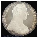 (1780) Austria Maria Theresa Thaler Restrike