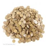 US Lincoln Wheat Cents (Approx. 1,040)