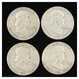 1949-1951 US Silver Franklin 50c (ASW 1.4 Ozt), 4