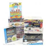 Rack Boxes of Baseball Cards