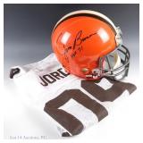 Jim Brown HOF 71 Signed FS Helmet AHLOA