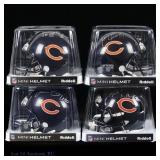 4 Mini Helmets Signed By Super Bowl XX Bears
