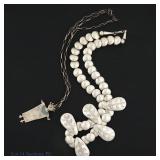 2 Native American Style Sterling Silver Necklaces