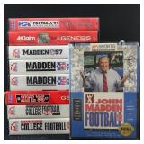 Sega Genesis Football Games Complete In Boxes (9)