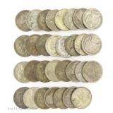 US 35%-Silver WW2 Jefferson 5c (ASW 1.7 Ozt.), 31