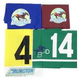 4 Arlington Park Race Track Saddle Towels