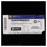 20 Mar 2012 FC Barcelona Ticket (Messi Hat Trick)
