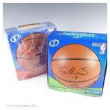 Kukoc, Oakley Autographed Basketballs (2)