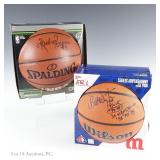 90s Bulls Signed Basketballs Wennington, Brown (2)