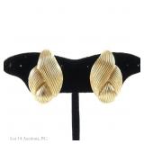 14k Yellow Gold Clip-On Earrings