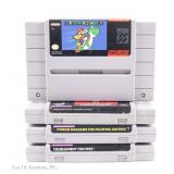 Super Nintendo SNES Game Cartridges (4)