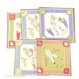 1914 Baseball Felt Blankets (B-18) (5)