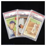 1950s PSA Baseball Cards Slaughter Williams Snider