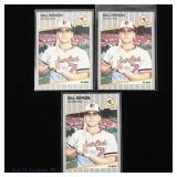 1989 Fleer B. Ripken F-Face Baseball Card (2 + 1)