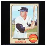 1968 Topps Mickey Mantle Baseball Card