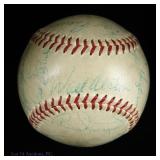 1954 Brooklyn Dodgers CLUBHOUSE Signed Baseball