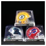 3 Signed Mini Helmets Levy Rivera Robinson W/COA