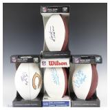 Bears Super Bowl XX Signed Footballs (4)