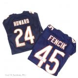 Bears Fencik & Howard Signed Jerseys W/JSA