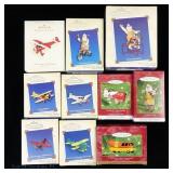 Hallmark Keepsake Ornaments Mostly Planes NOS (10)