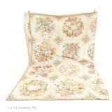 Floral Hand Woven Needlepoint Oriental Rug