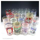 18 Assorted Kentucky Derby Glasses