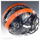Bears FS Helmet Signed By 18 Players