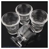 Steuben Twist Stem Votive Candle Holders (4)