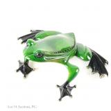 Tim Cotterill Frogman Poloka (Green) Sculpture COA