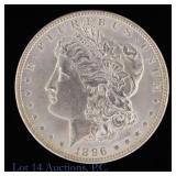 1896 (P) US Silver Morgan Dollar (BU)