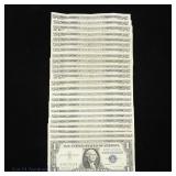 1935 & 1957 US $1 Silver Certificates (24)