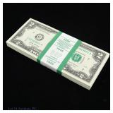 2017-A $2 Fed Reserve Notes CU Consec. S/Ns (100)